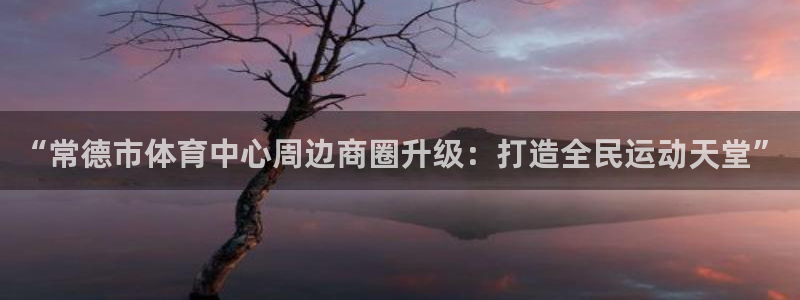 蓝鲸体育欧预赛：“常德市体育中心周边商圈升级：打造全民运动天堂”
